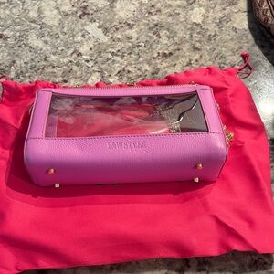 Purple Transparent Cosmetic Bag